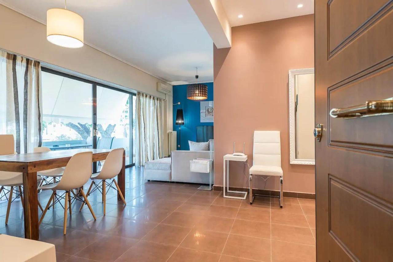 Glyfada Glass-Walled Designed Apt أثينا المظهر الخارجي الصورة